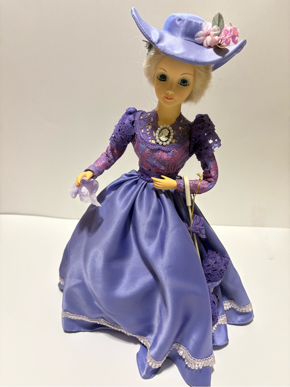 Brinn’s 1986 Victorian Style Lady Doll with Hat